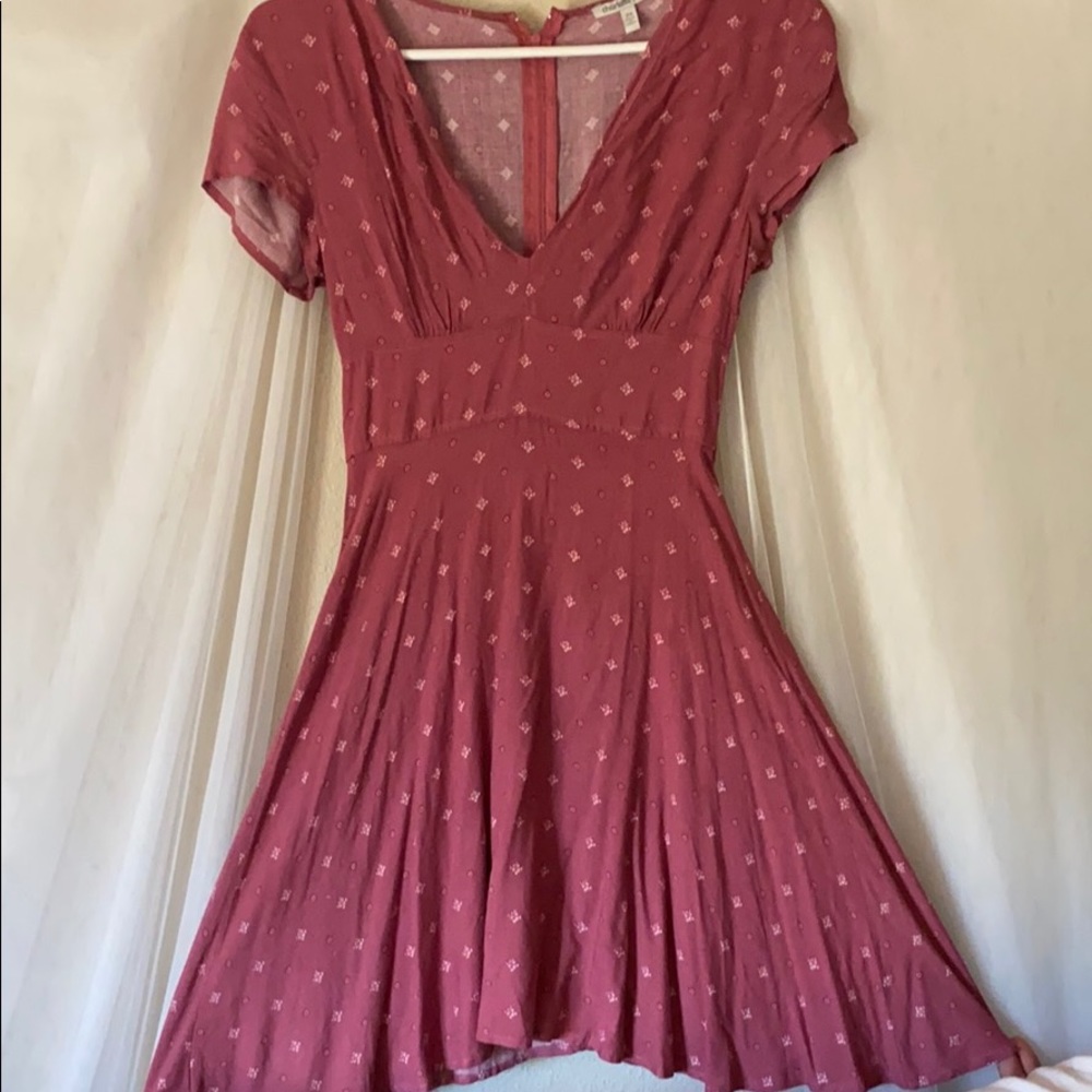 🌸Charlotte Russe pink dress with white flowers